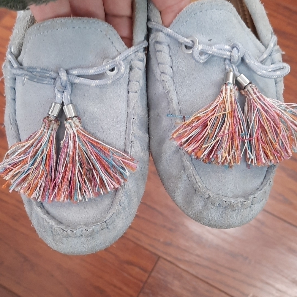 Sam Edelman Suede Fantine Tasseled Moccasin Flats - Picture 6 of 7
